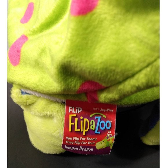 Flip a Zoo | 20" Unicorn/Dragon 2-in-1 Plush Toy Stuffed Animal - Picture 10 of 10